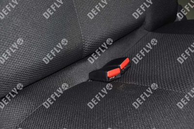 Чехлы на сиденья Nissan Almera, 2012-2019, задний ряд 60/40, жаккард 