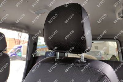 Чехлы на сиденья УАЗ Патриот, 2020-н.в., Comfort, Luxe, Luxe Premium, экокожа черная