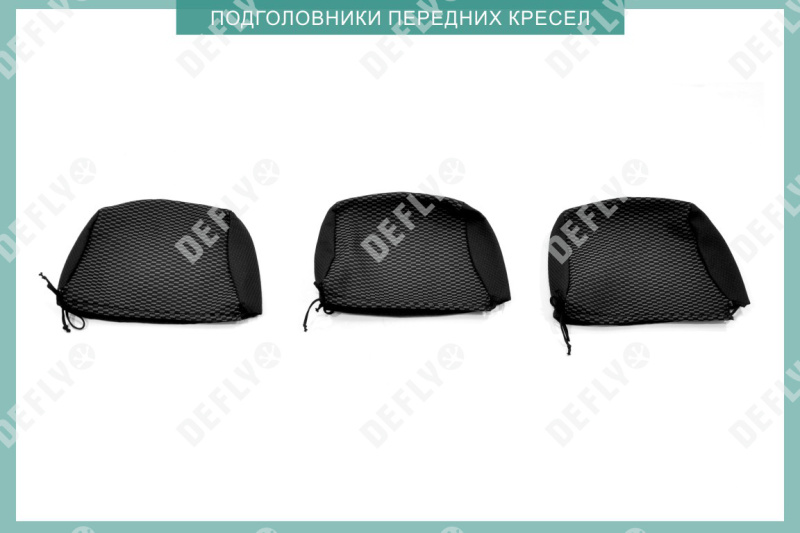 Чехлы на сиденья ГАЗель Бизнес, 2018-н.в., жаккард черный/серый