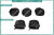 Чехлы на сиденья Nissan Almera (G15), 2012-2019, задний ряд 60/40, экокожа черная Чехлы на сиденья Nissan Almera (G15), 2012-2019, задний ряд 60/40, экокожа черная