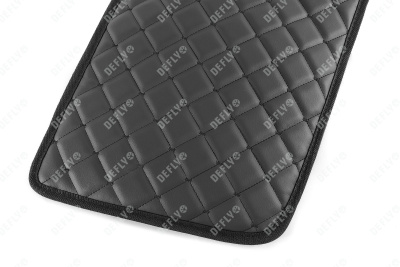 Утеплитель радиатора для Toyota Land Cruiser Prado (J150), 2009-2013, экокожа черная 