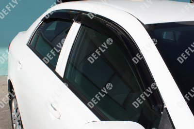 Дефлекторы окон Toyota Corolla (E140, E150), 2006-2013