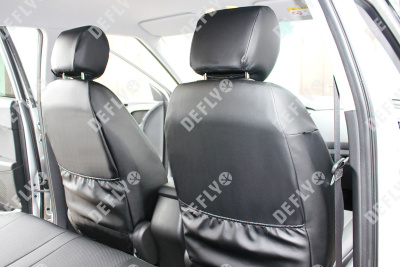 Чехлы на сиденья Hyundai Creta (GS), 2015-2021, экокожа черная