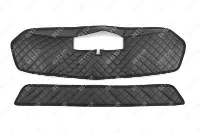 Утеплитель радиатора для Haval Jolion, 2020-2024, экокожа черная